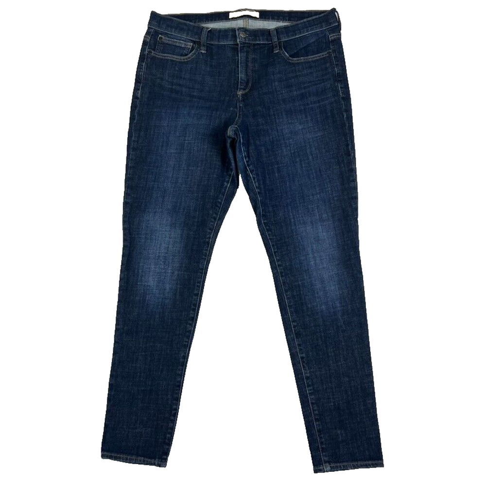 Gap Jeans Women's Size 32 R(35X27) Dark Indigo Blue True Skinny Mid Rise